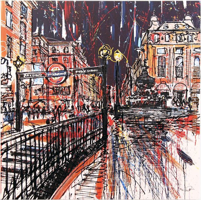 Paul Kenton Piccadilly Passion painting anysize 50% off - Piccadilly